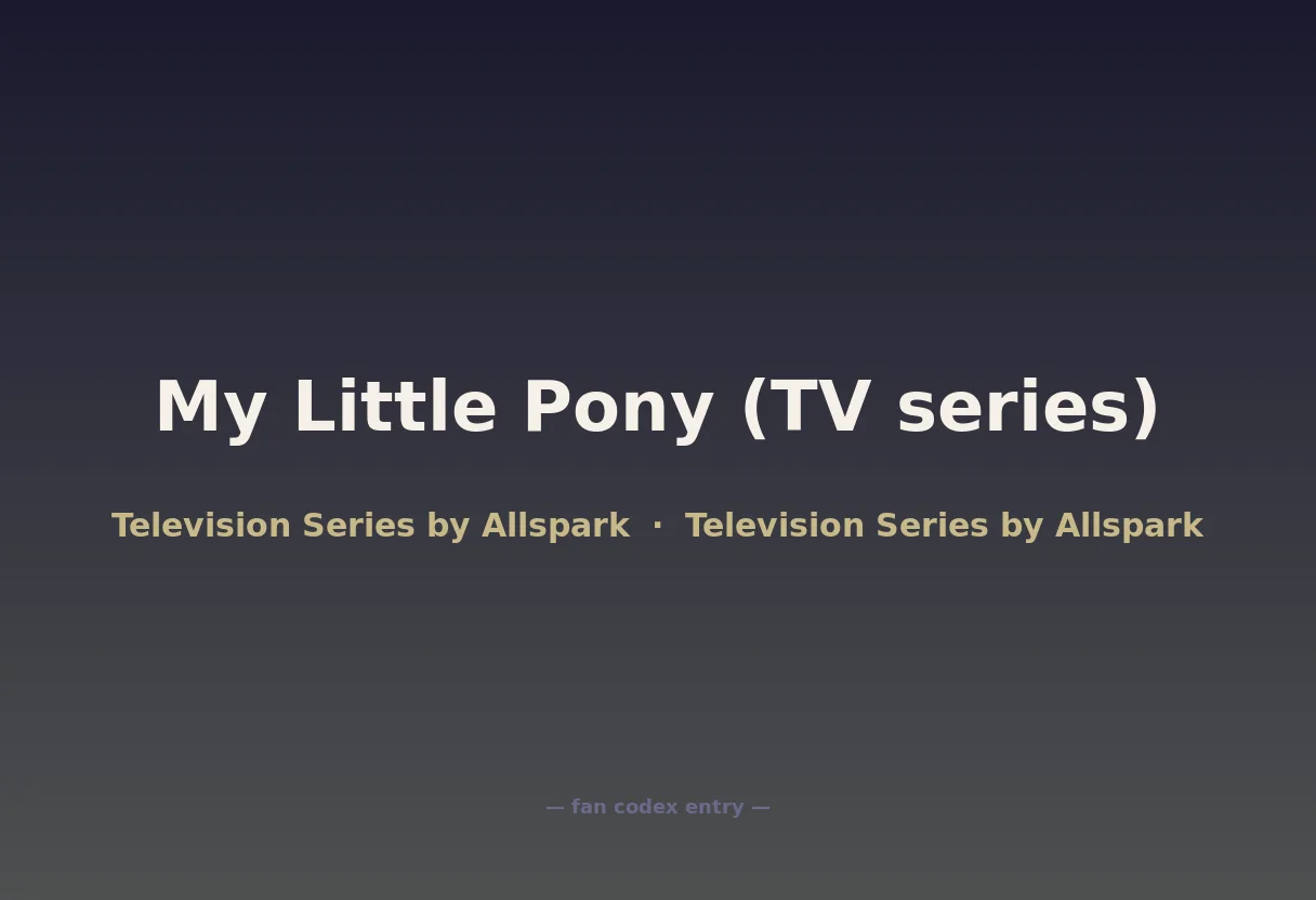 My Little Pony (TV series)
