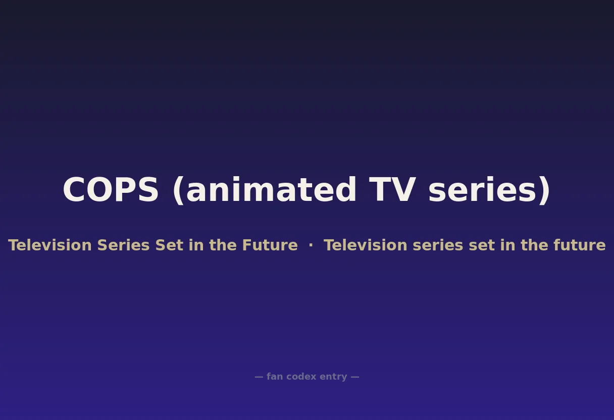 COPS (animated TV series)