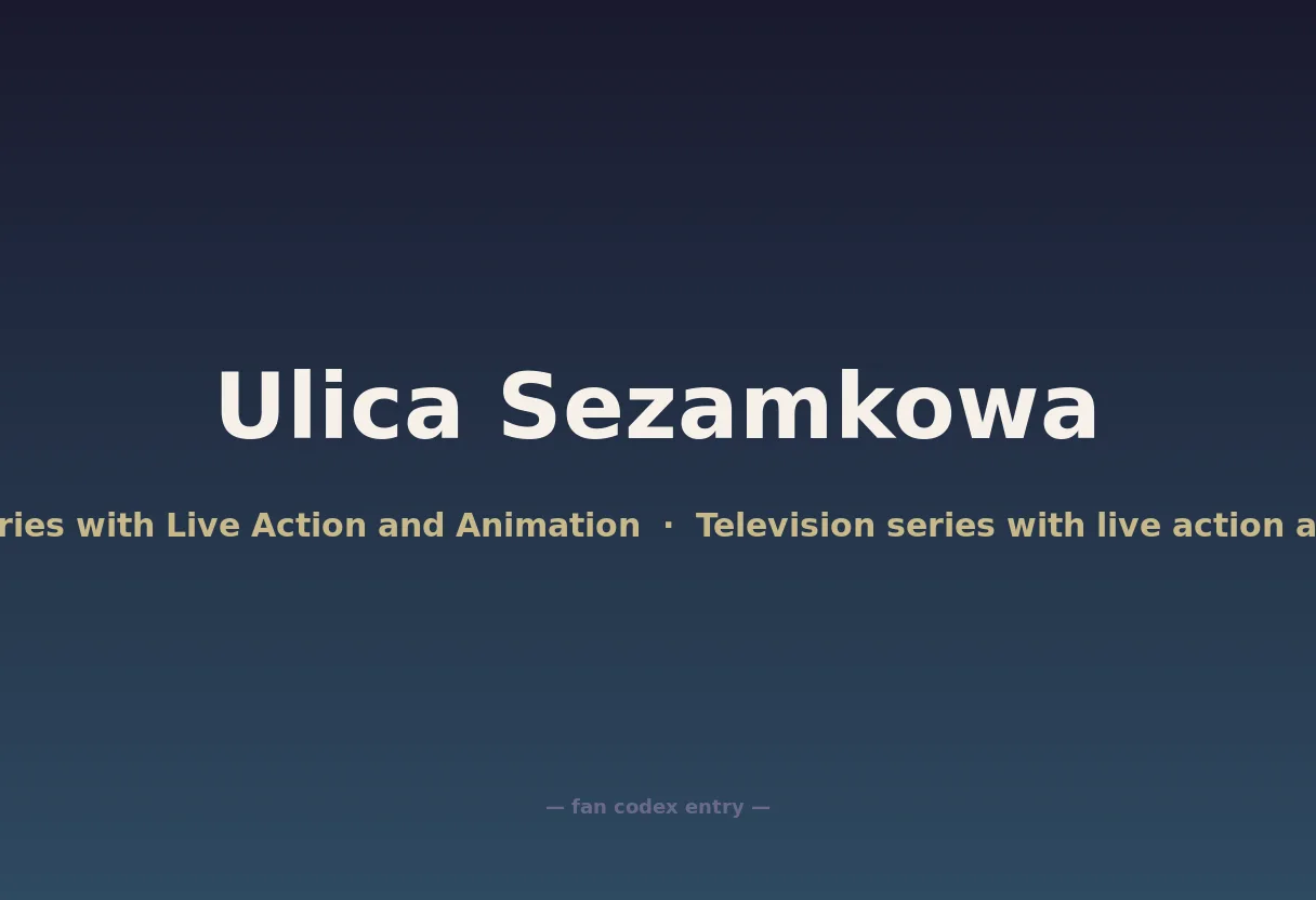 Ulica Sezamkowa