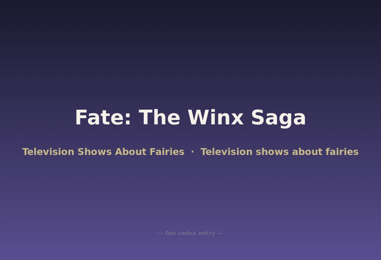 Fate: The Winx Saga