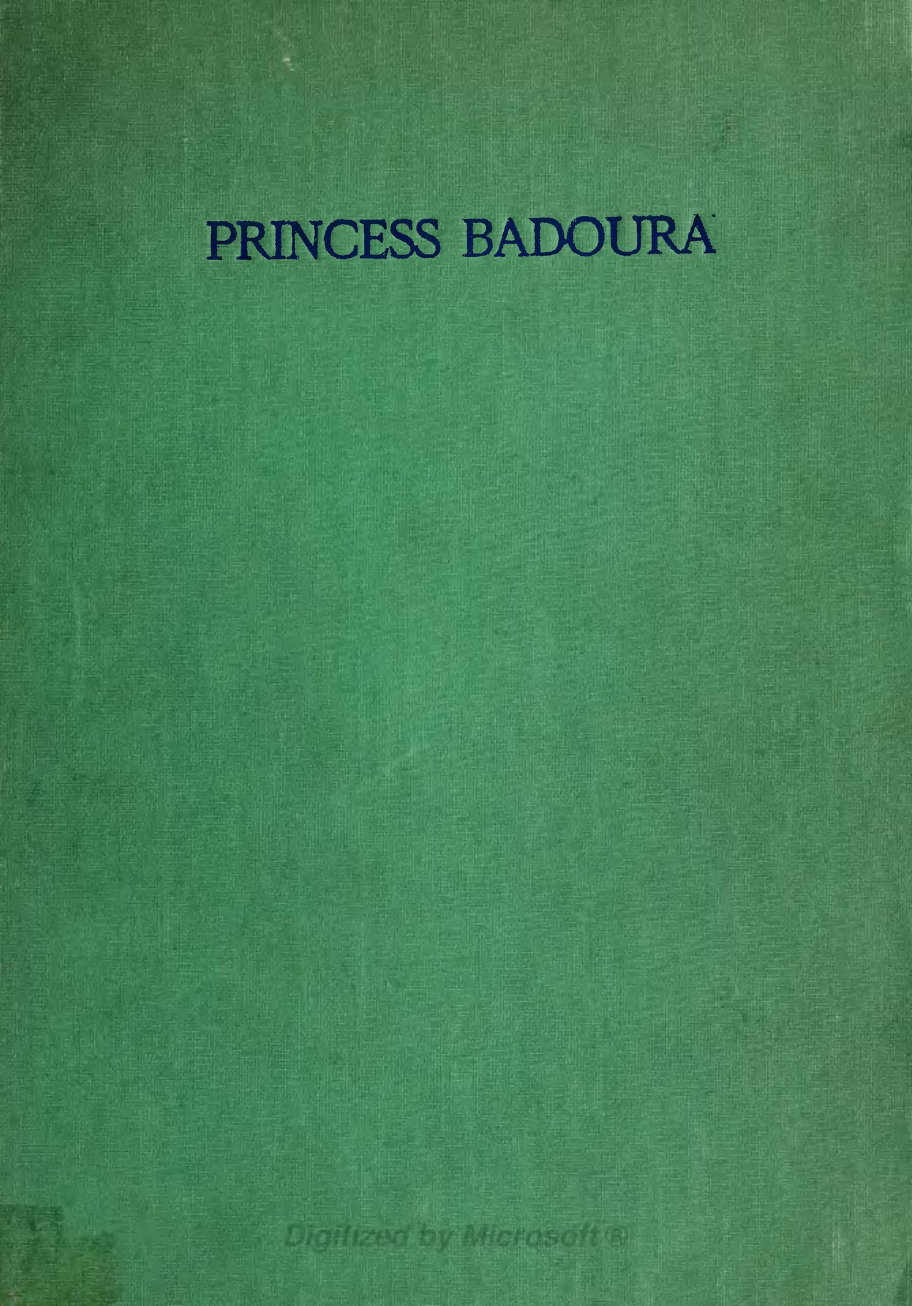 Princess Badoura, a tale from the Arabian nights