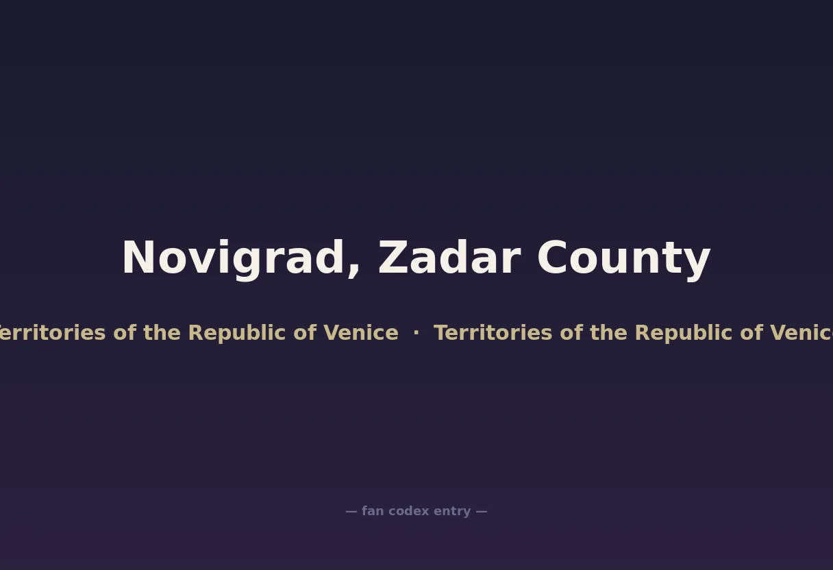 Novigrad, Zadar County