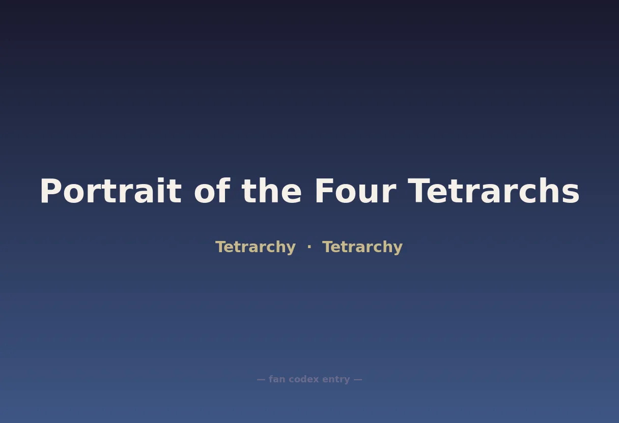 Portrait of the Four Tetrarchs