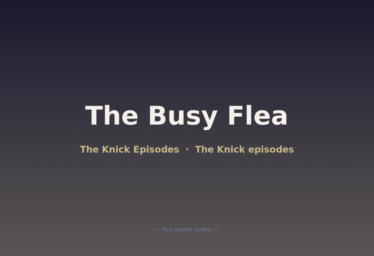 The Busy Flea