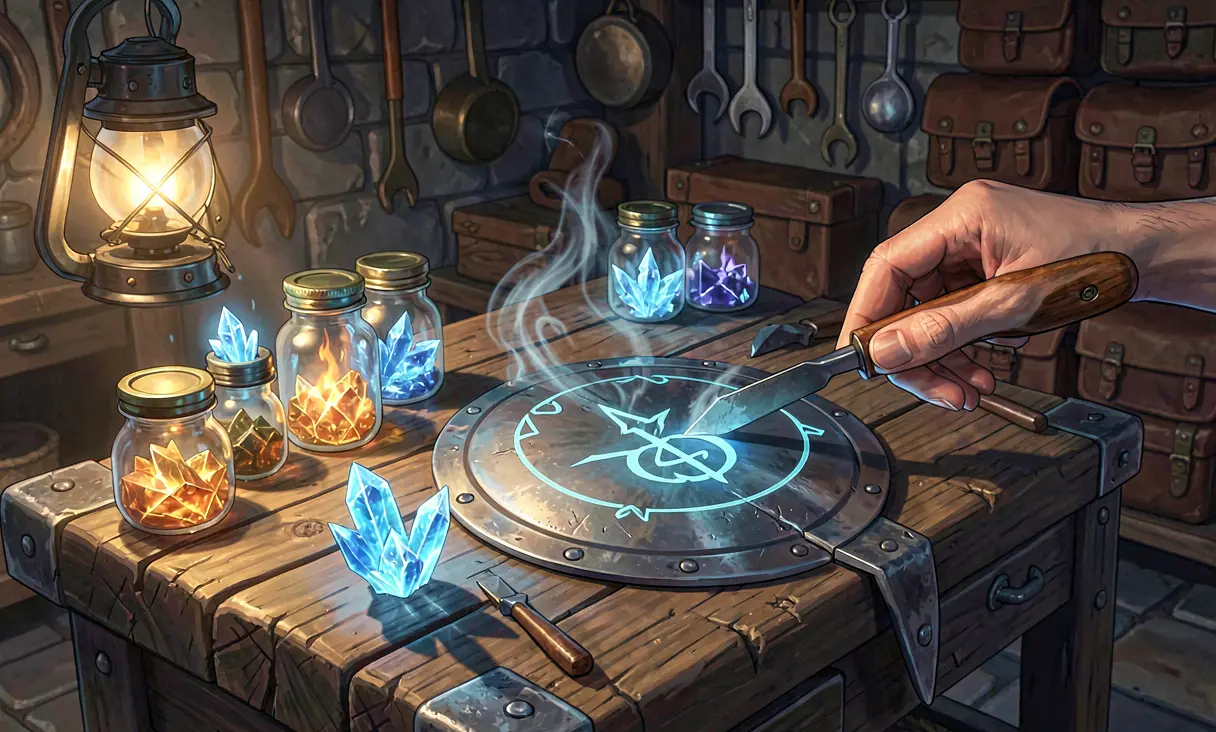 Engraving Bench