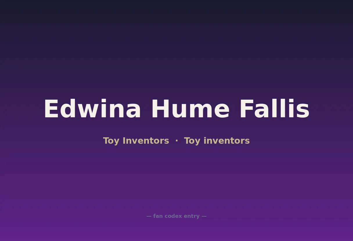 Edwina Hume Fallis