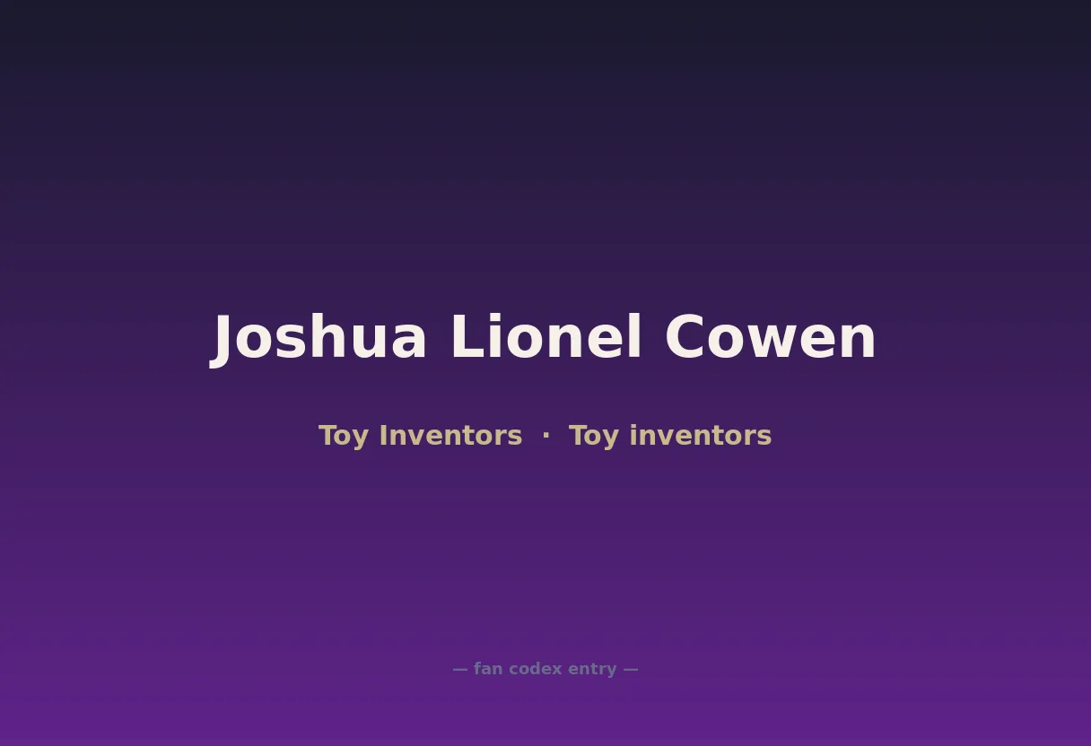 Joshua Lionel Cowen