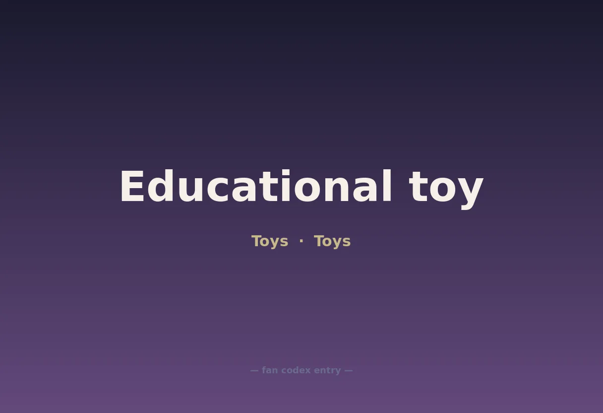 Educational toy