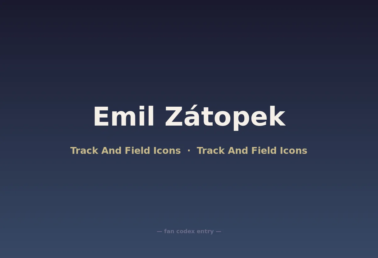 Emil Zátopek