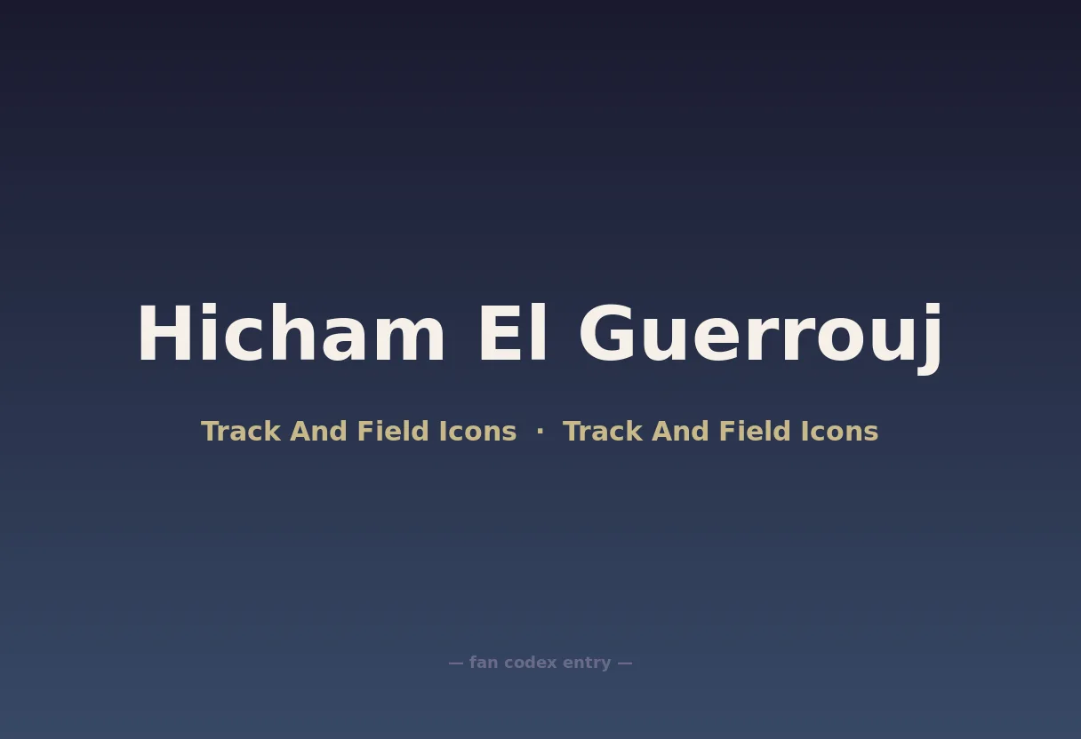 Hicham El Guerrouj