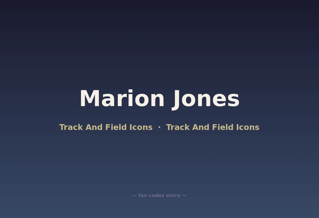 Marion Jones