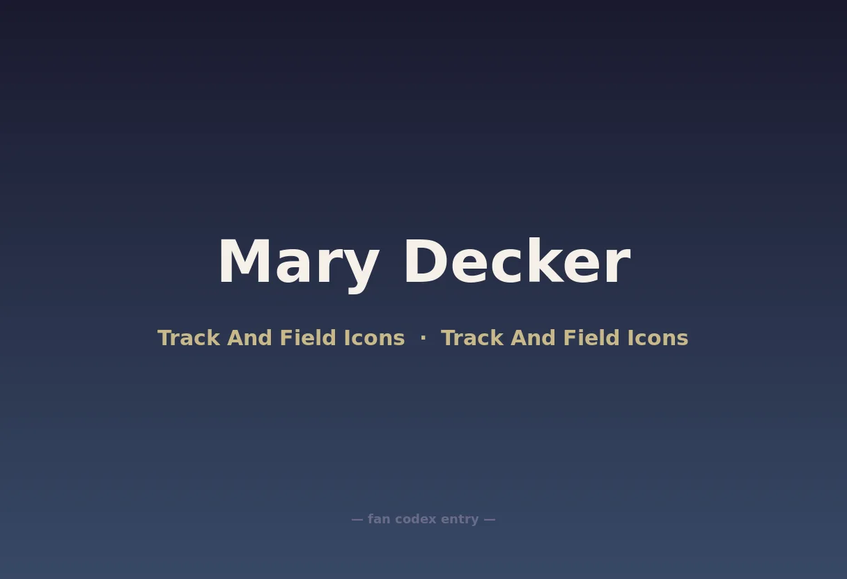 Mary Decker