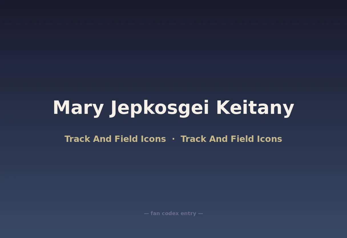 Mary Jepkosgei Keitany