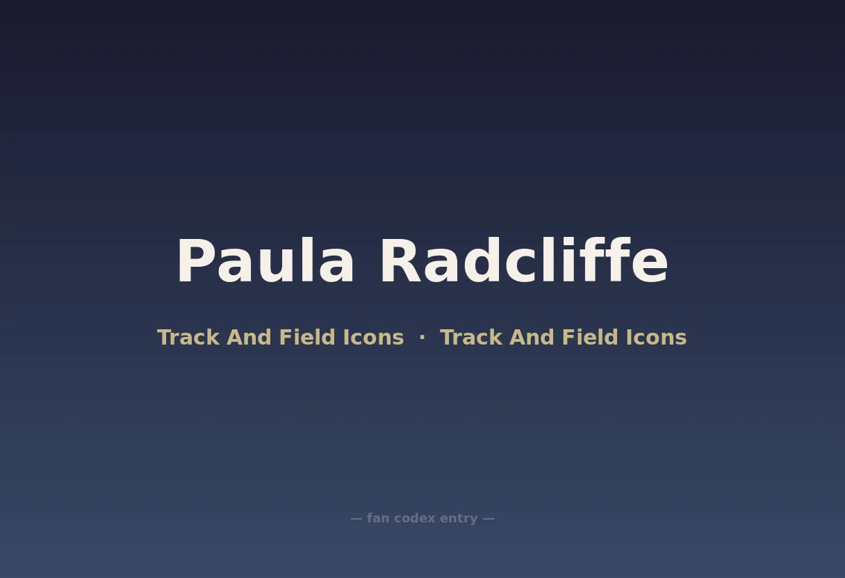Paula Radcliffe