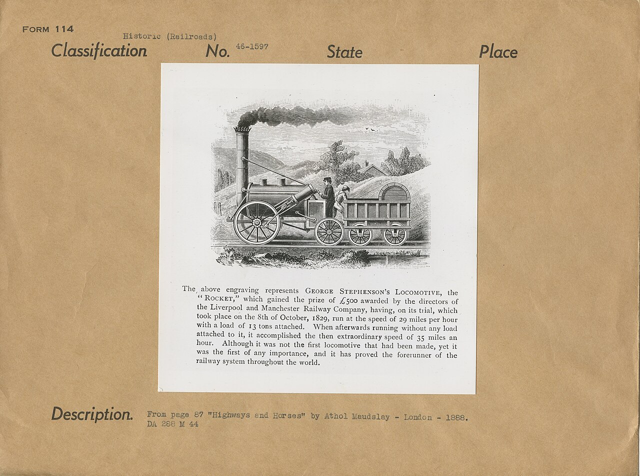 George Stephenson's Locomotive, the "Rocket" - DPLA - eecacab18bb21c2739be253c7d20c0be