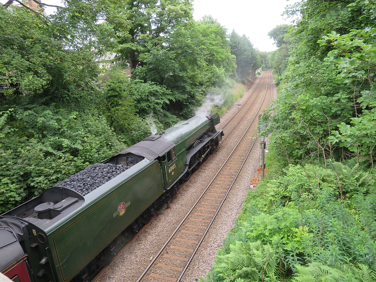 'Flying Scotsman' at Morningside - geograph.org.uk