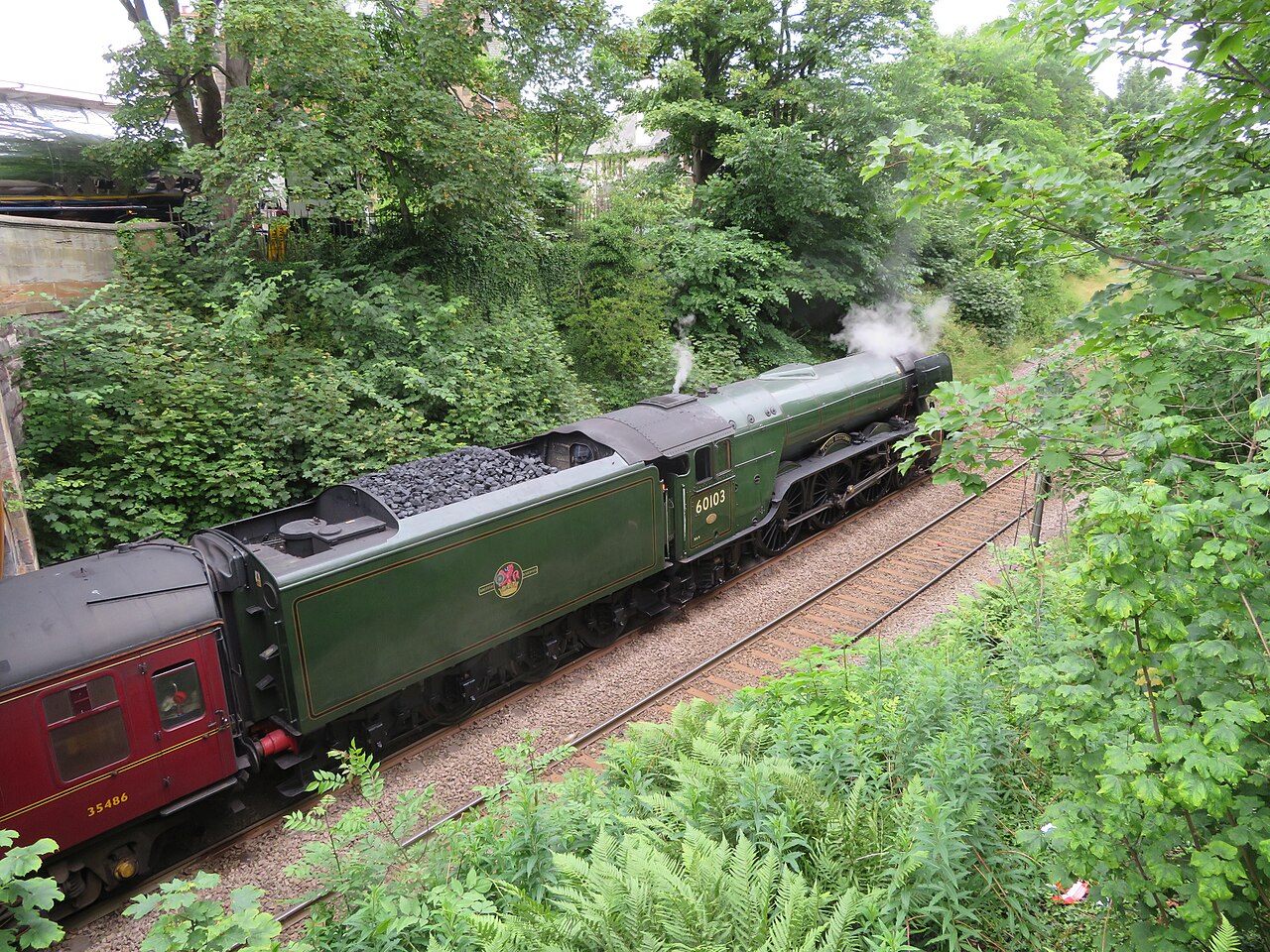 'Flying Scotsman' at Morningside - geograph.org.uk