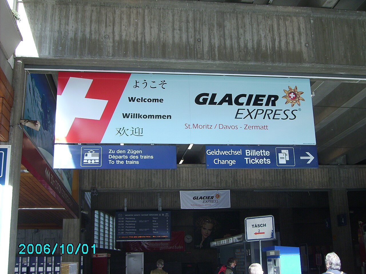 Glacier Express label