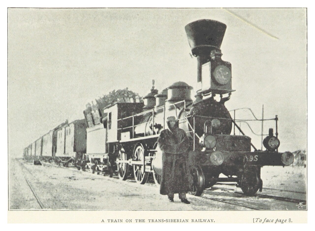 JEFFERSON(1897) A TRAIN ON THE TRANS SIBERIAN RAILWAY