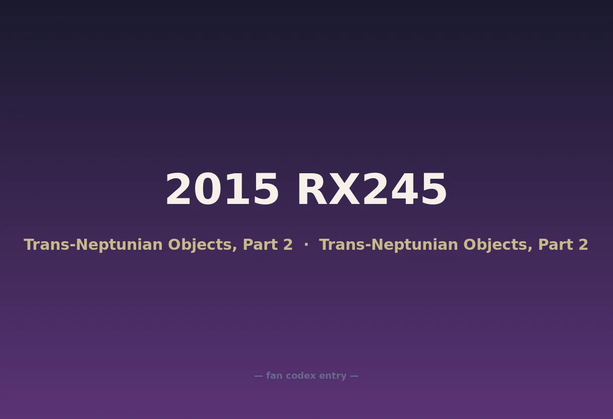2015 RX245