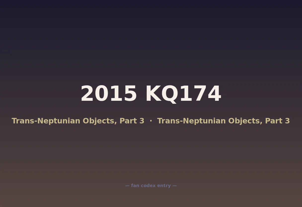 2015 KQ174
