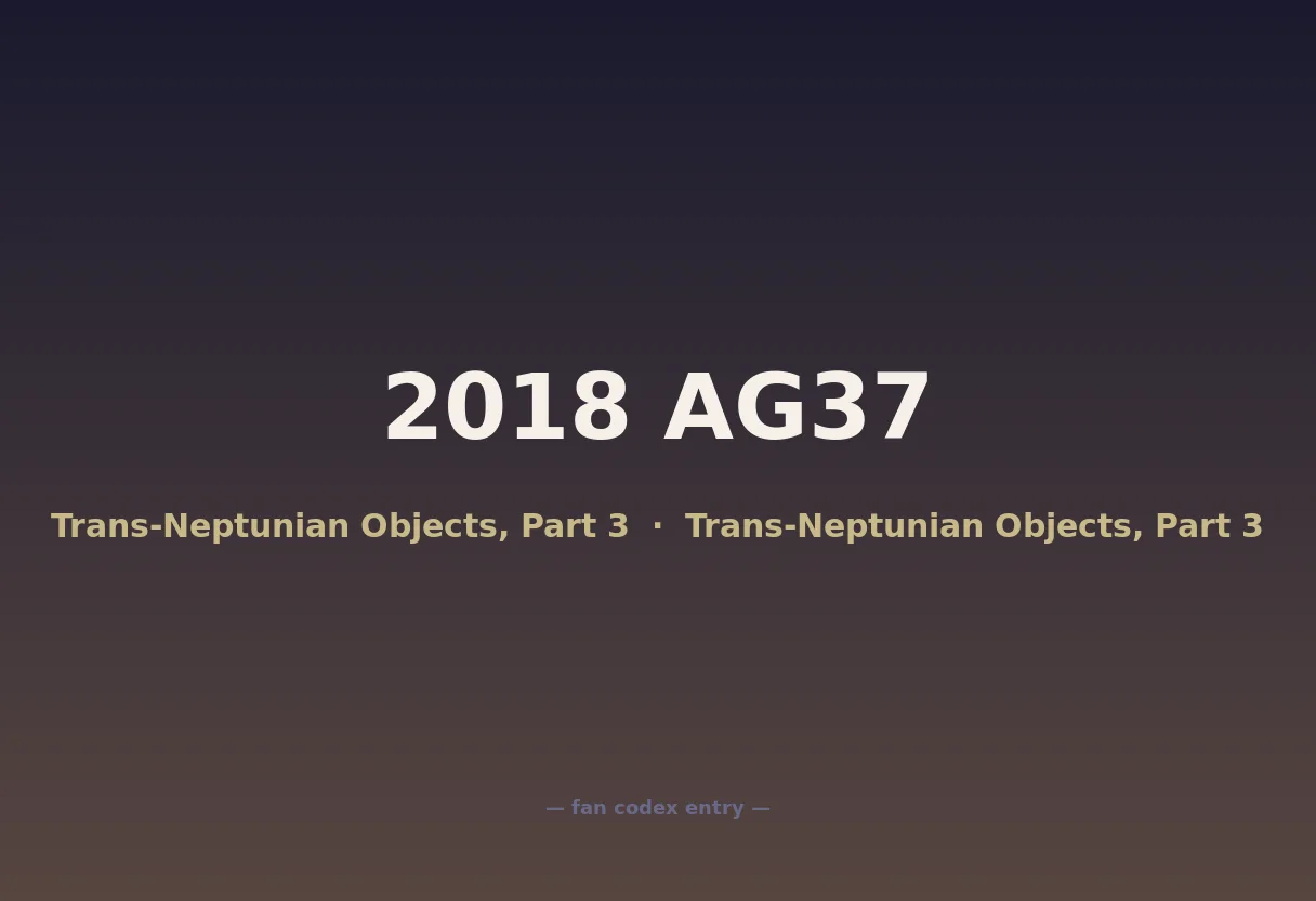 2018 AG37