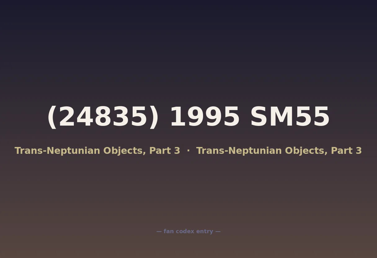 (24835) 1995 SM55
