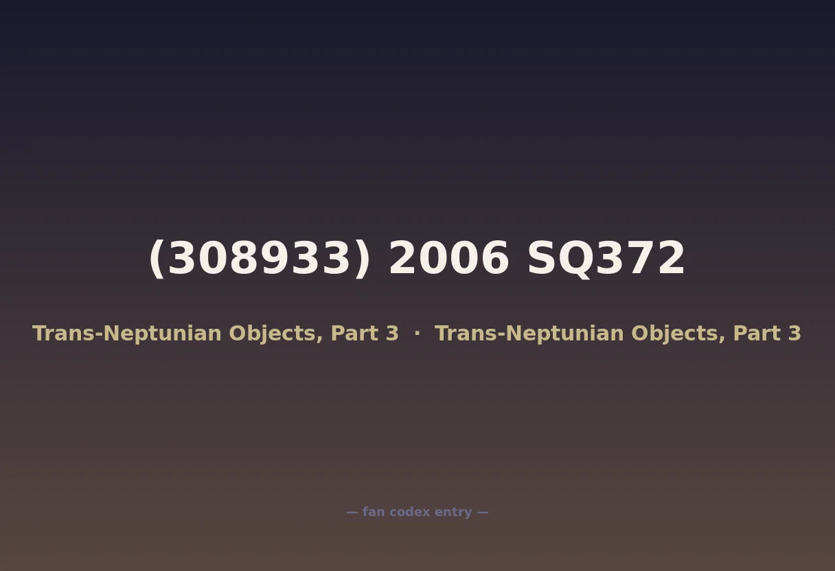 (308933) 2006 SQ372