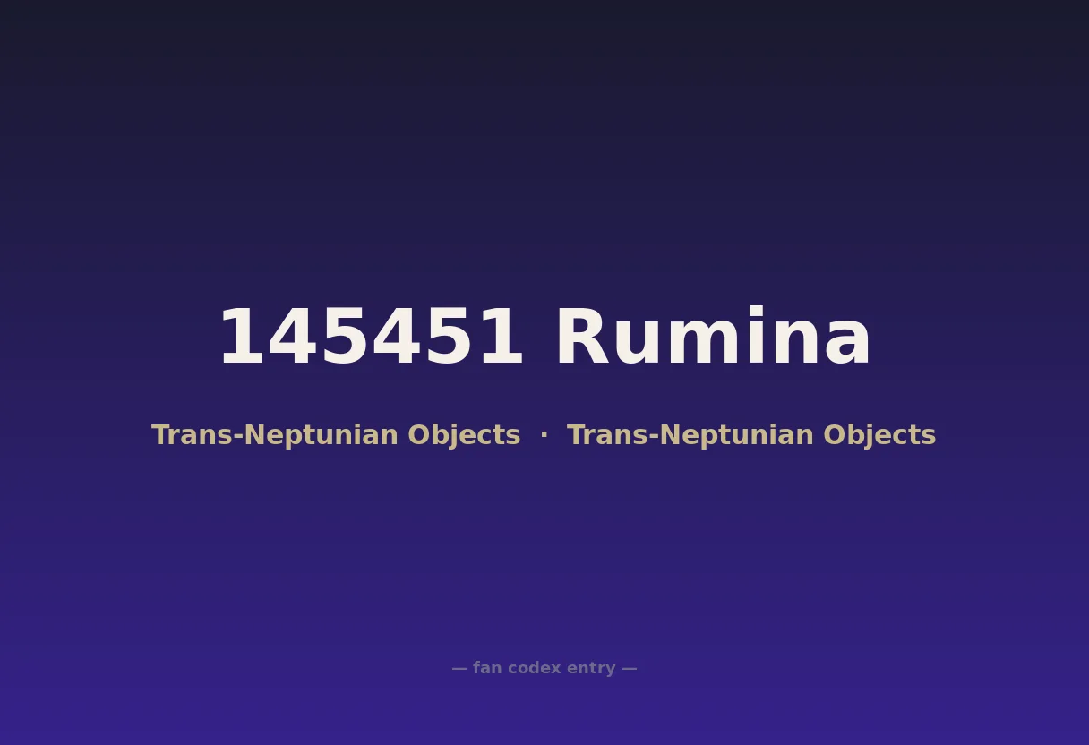 145451 Rumina