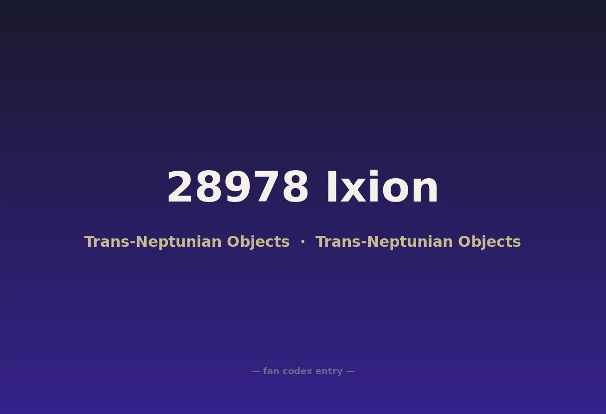 28978 Ixion