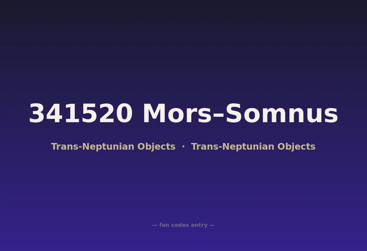 341520 Mors–Somnus