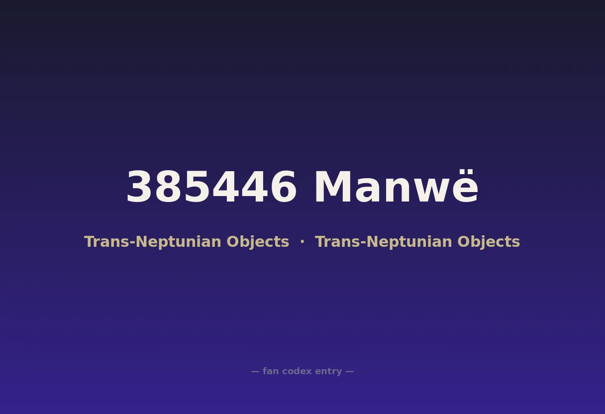 385446 Manwë