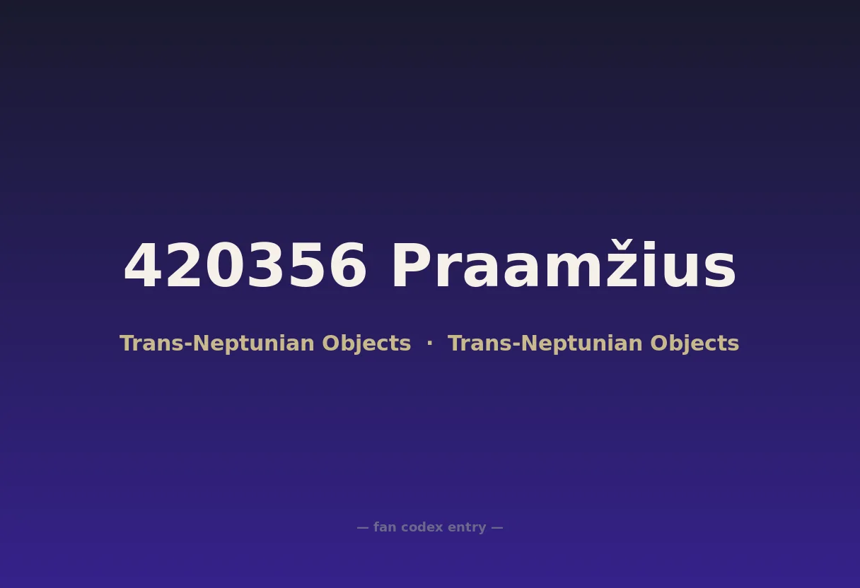 420356 Praamžius