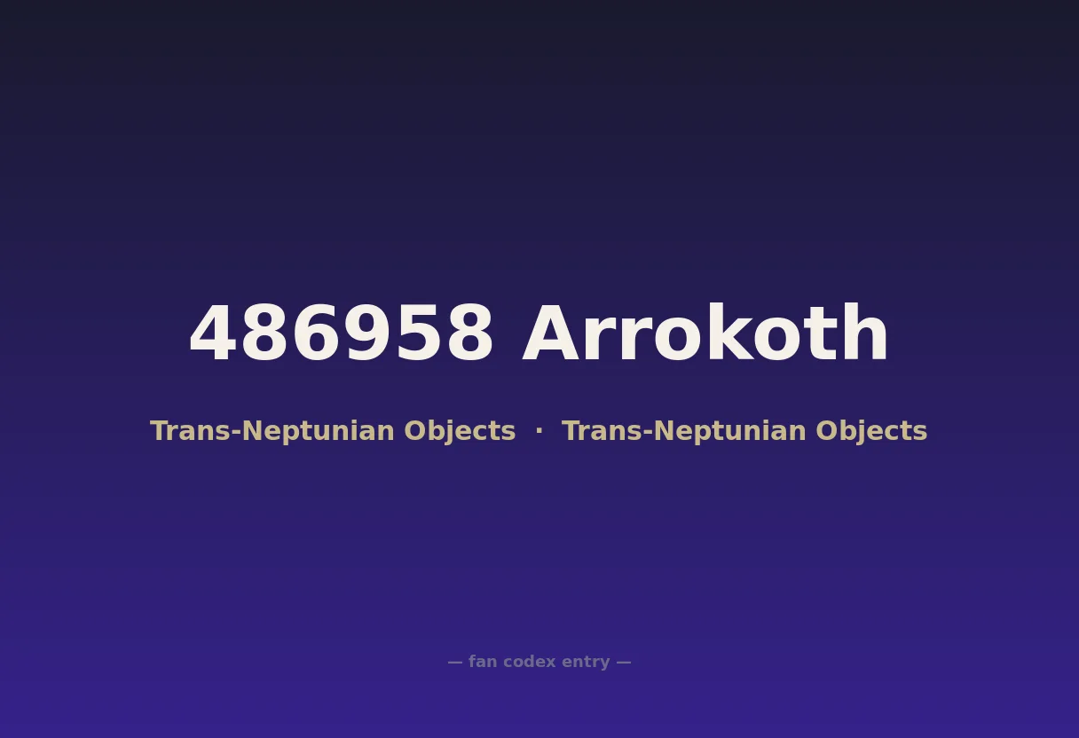 486958 Arrokoth