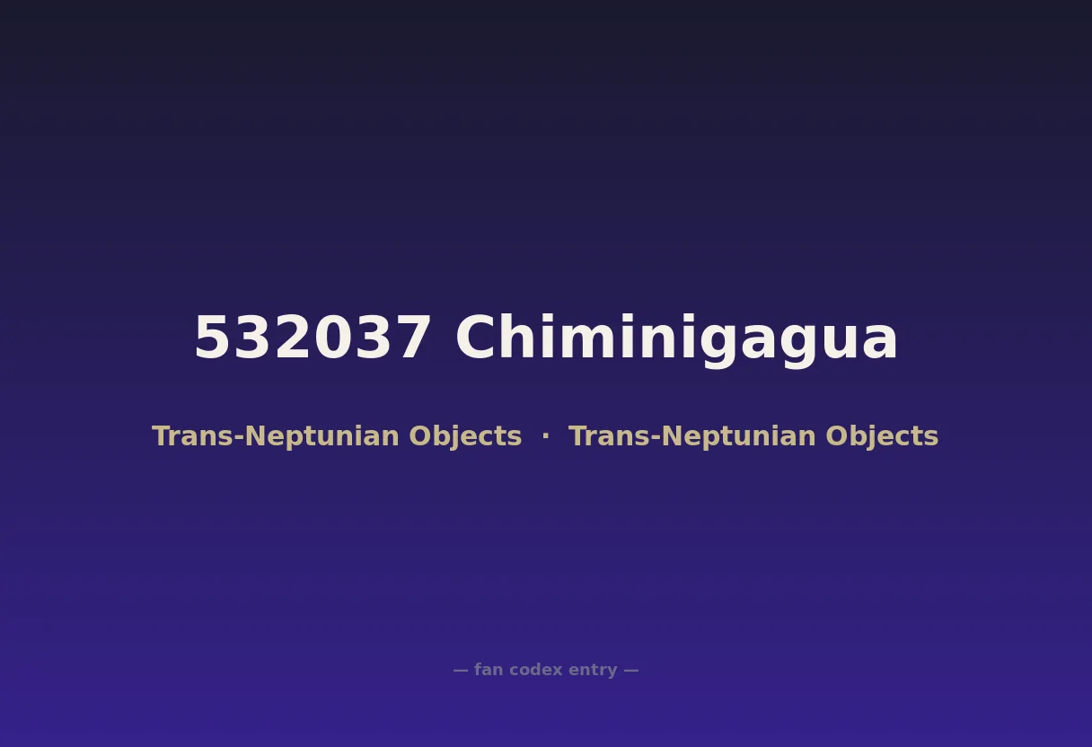 532037 Chiminigagua