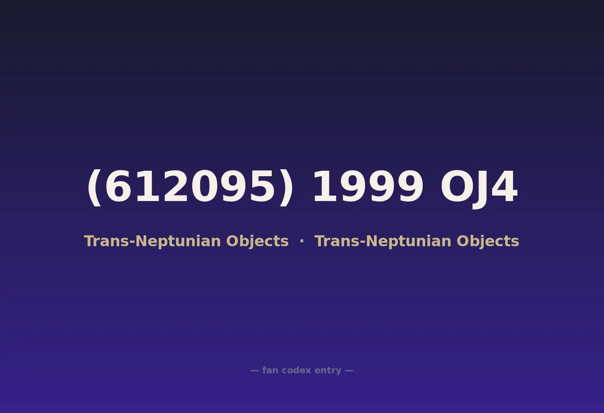 (612095) 1999 OJ4
