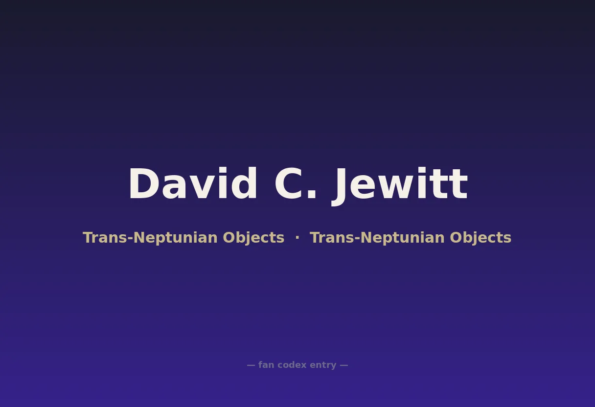 David C. Jewitt