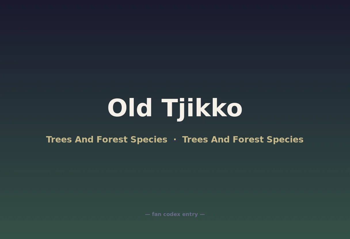 Old Tjikko