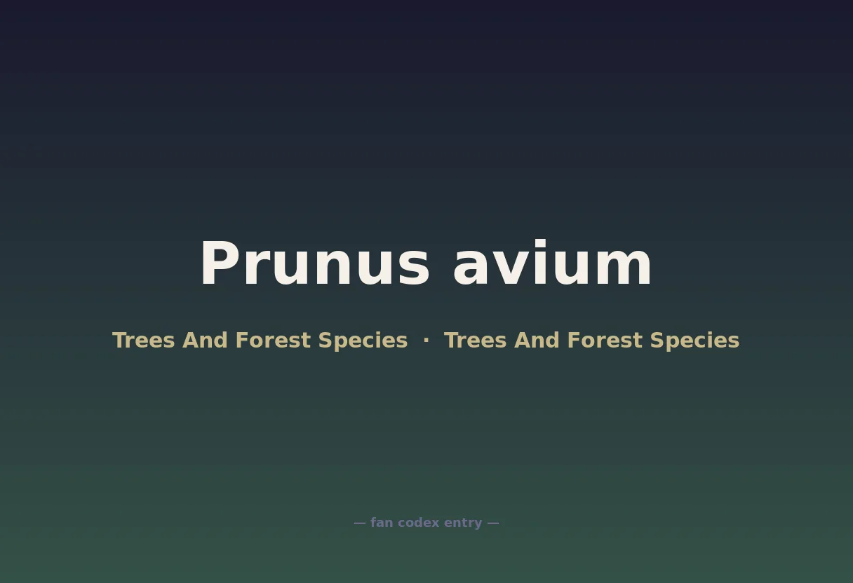 Prunus avium