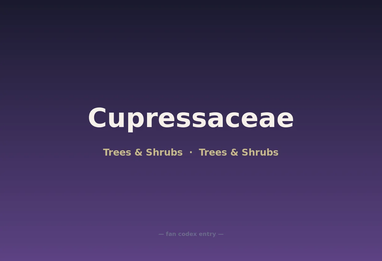 Cupressaceae