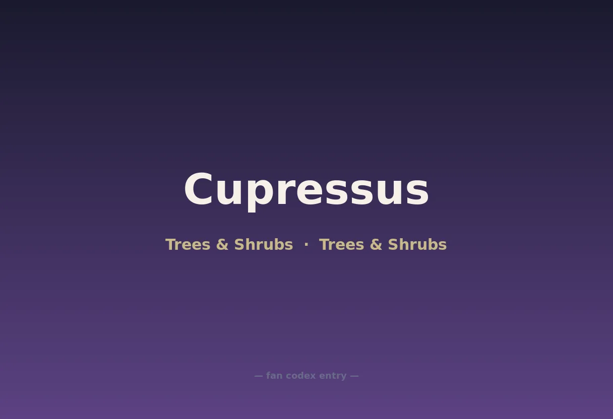Cupressus