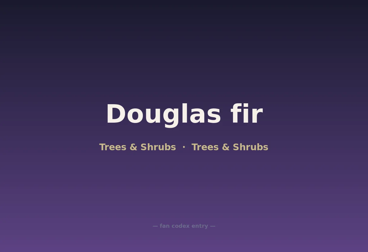 Douglas fir