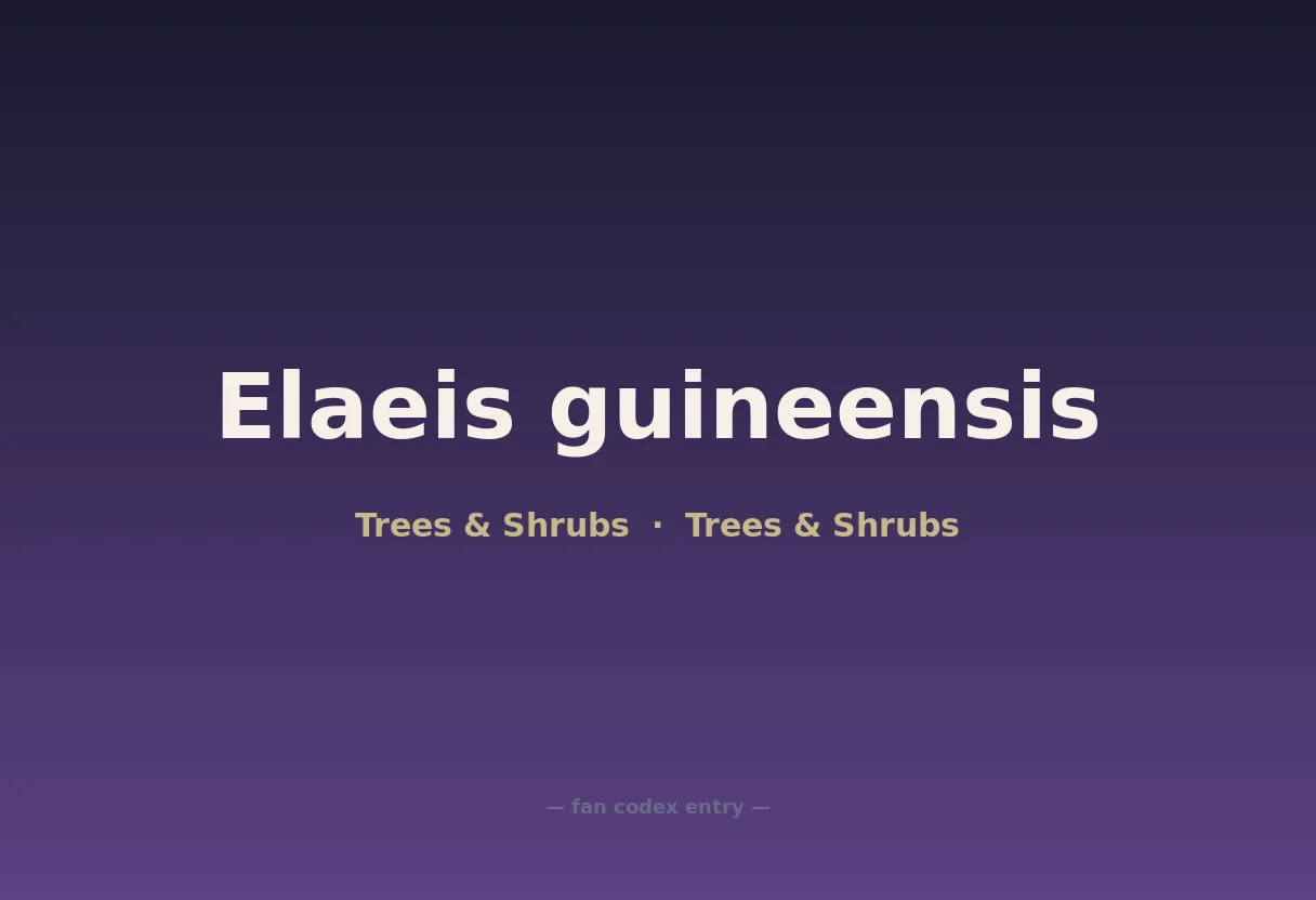 Elaeis guineensis