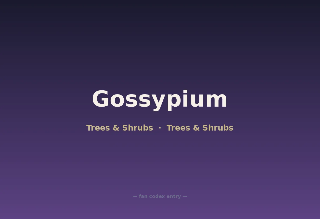 Gossypium