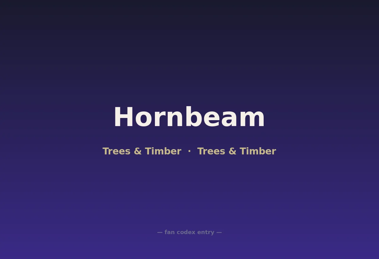 Hornbeam
