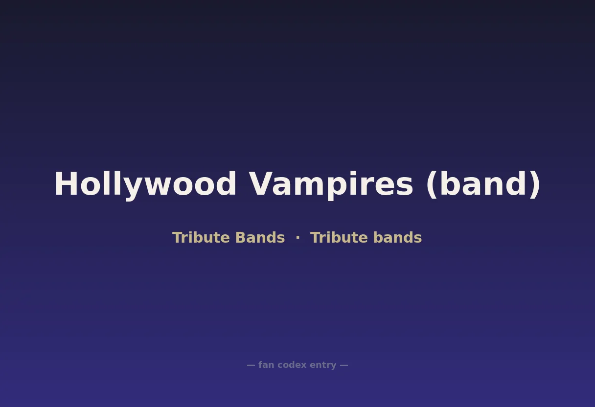Hollywood Vampires (band)