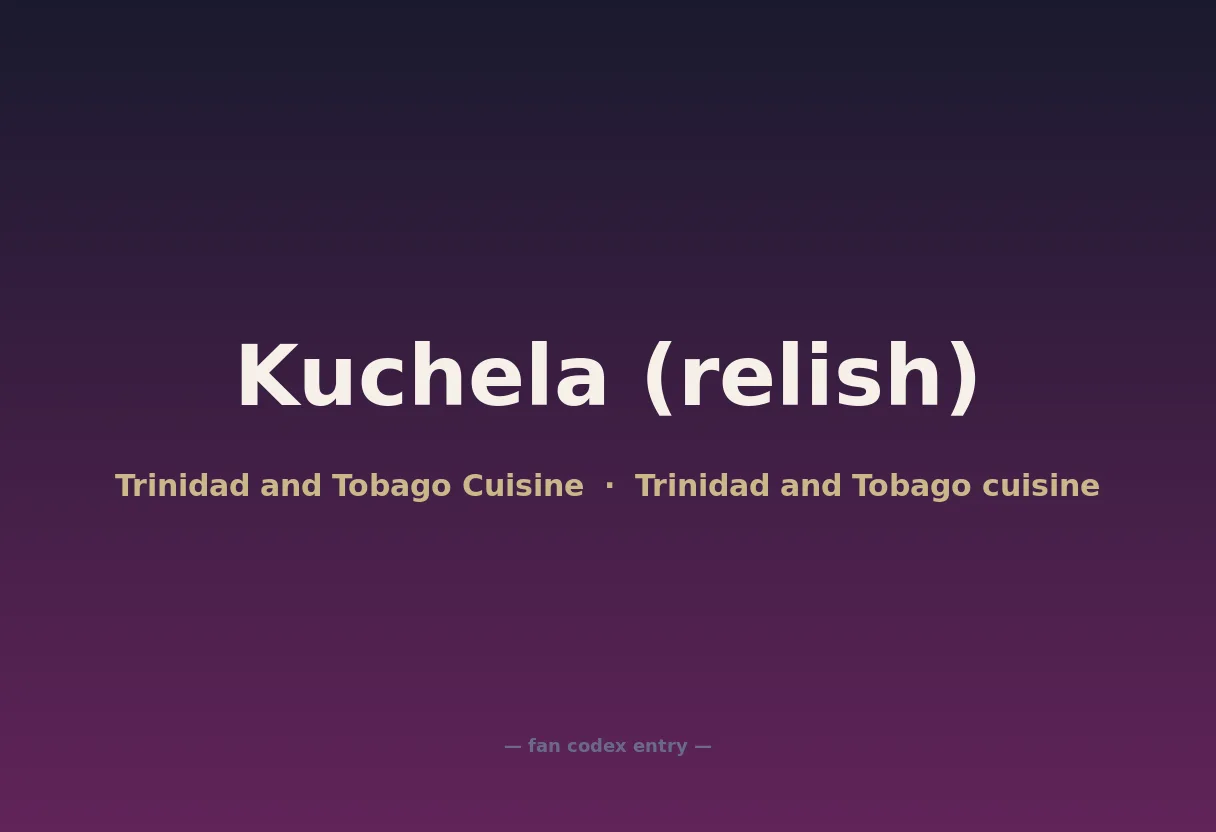 Kuchela (relish)