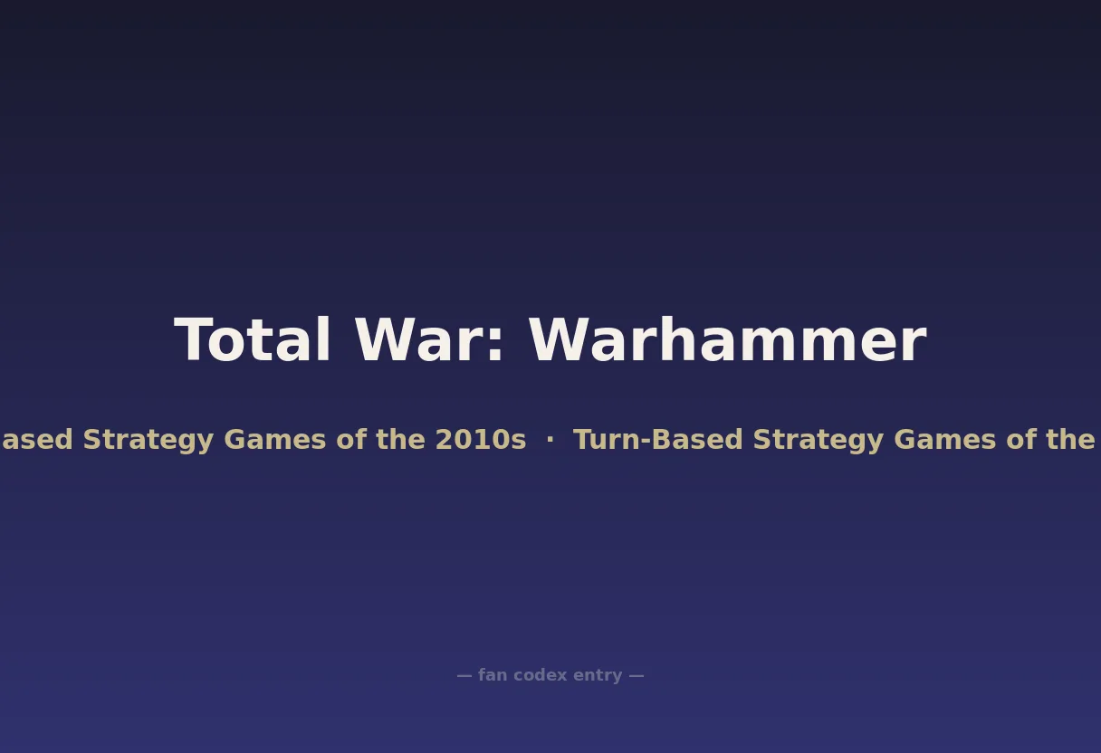 Total War: Warhammer