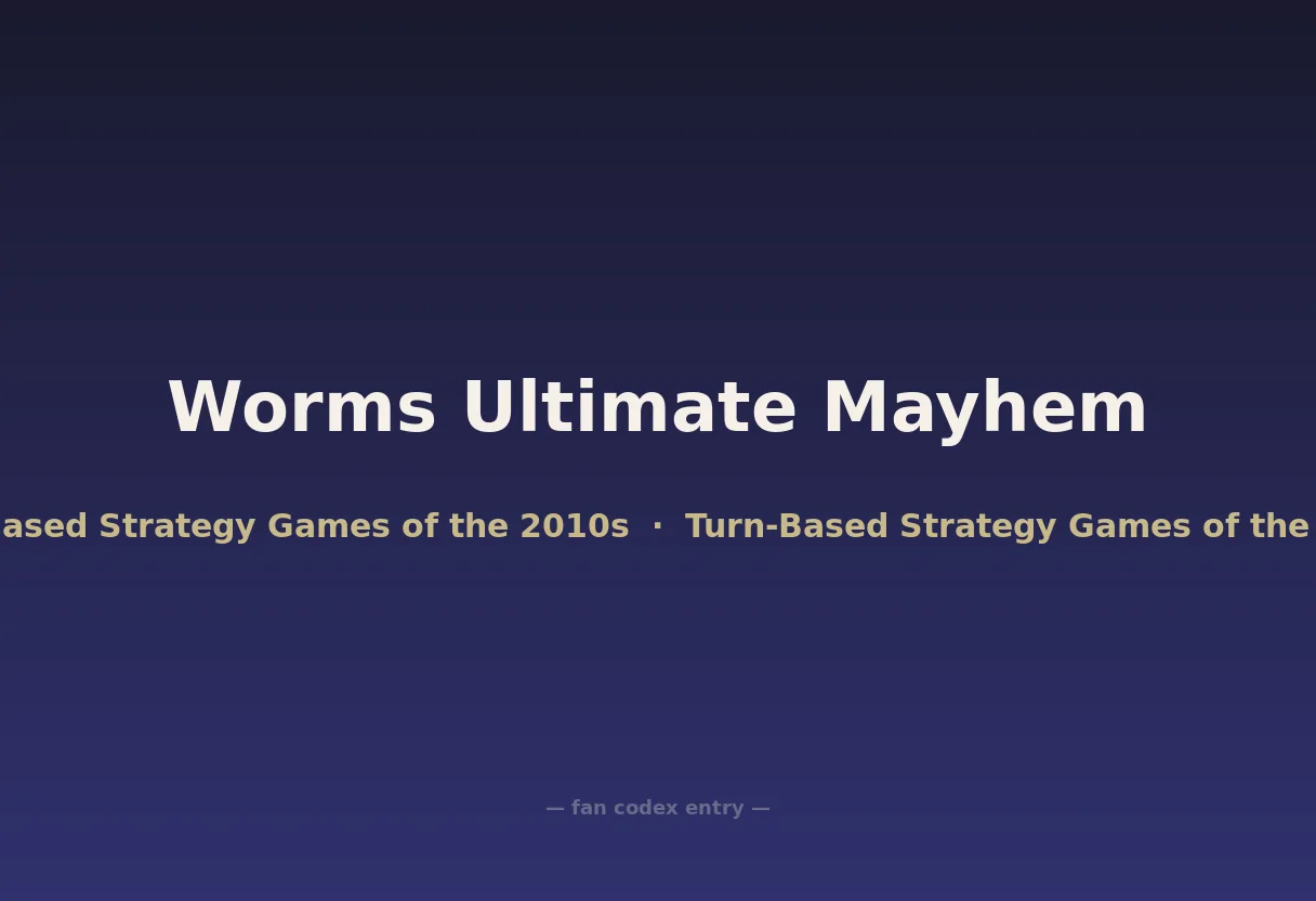 Worms Ultimate Mayhem