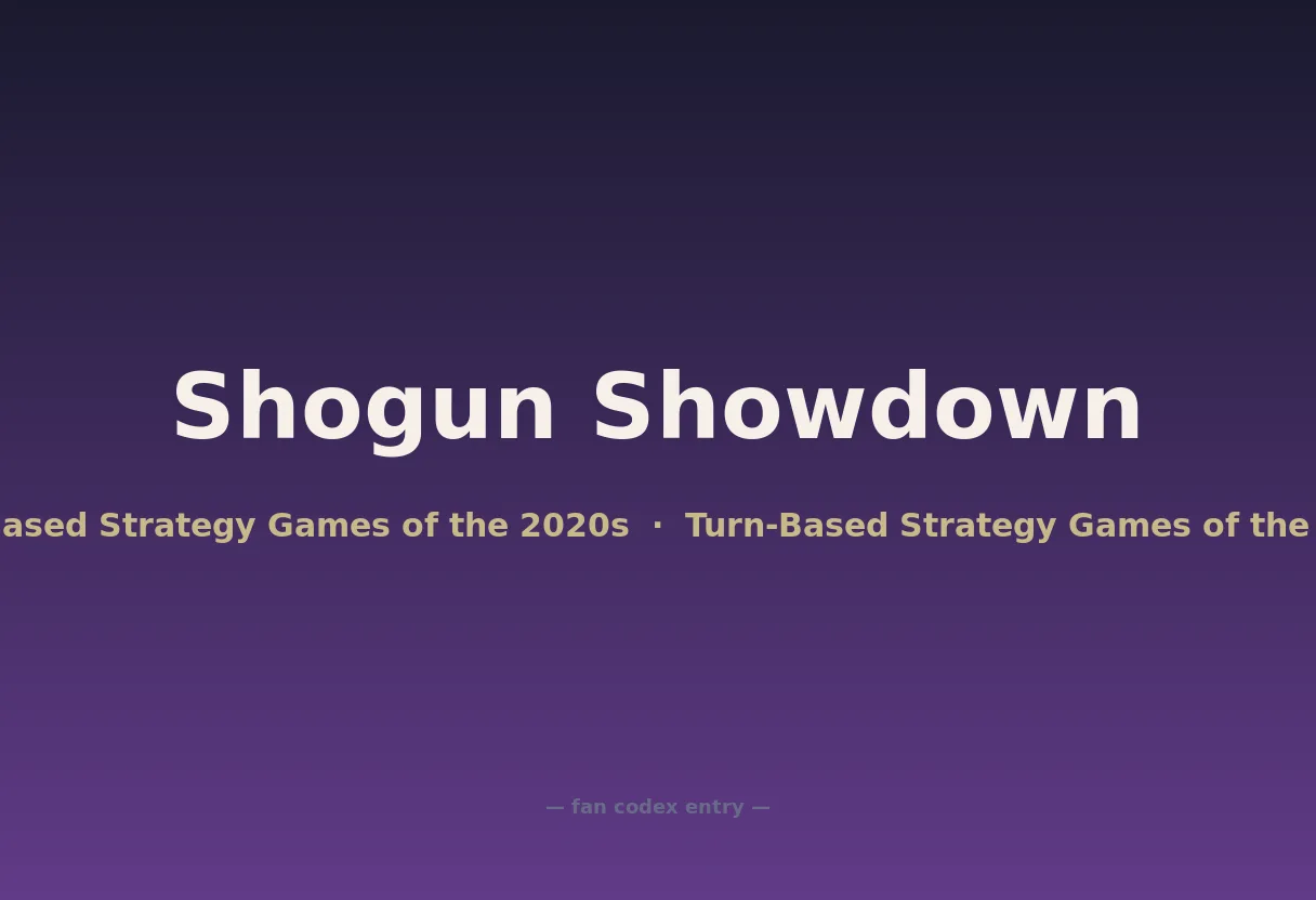 Shogun Showdown